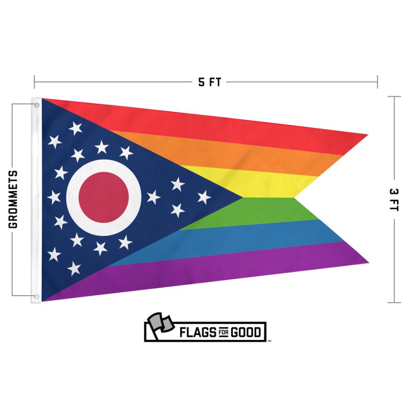 Ohio Pride Flag specs