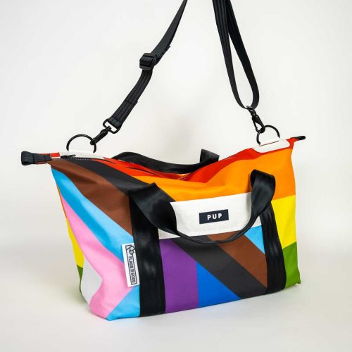 PUP Progress Pride Flag Weekender Bag 1