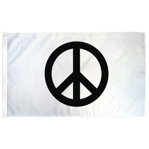 peace sign flag