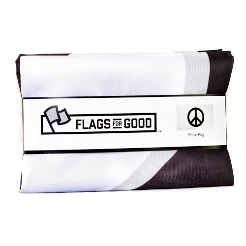 Peace Sign Flag Folded