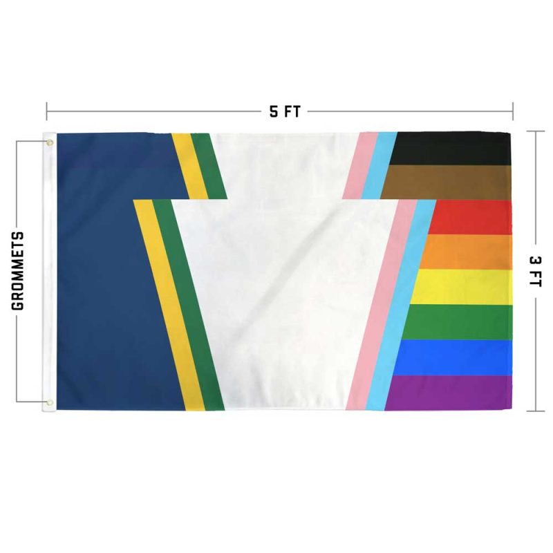 Pennsylvania Keystone Pride Flag Specs