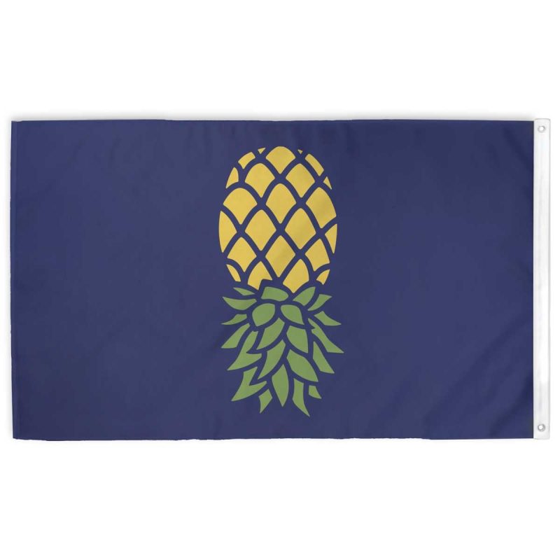 Pineapple flag Upside down