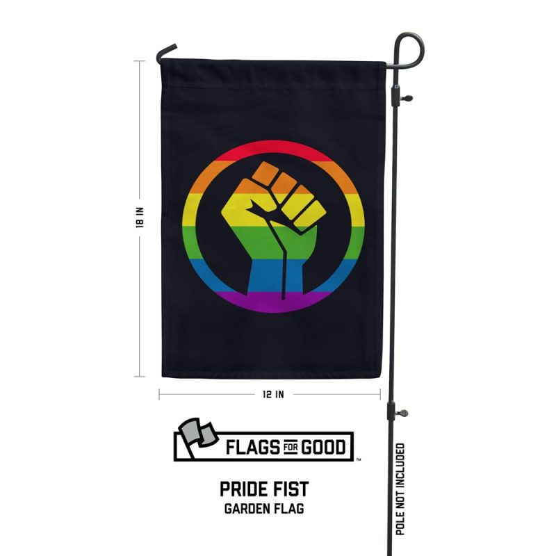 Pride Fist Garden Flag Specs d87f6bef dab6 43f8 9b7a 3b9dbd98a6c6