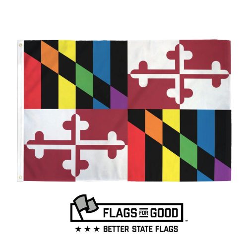 rainbow maryland flag