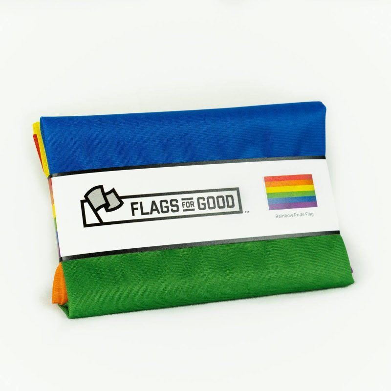 Rainbow Pride Flag Folded