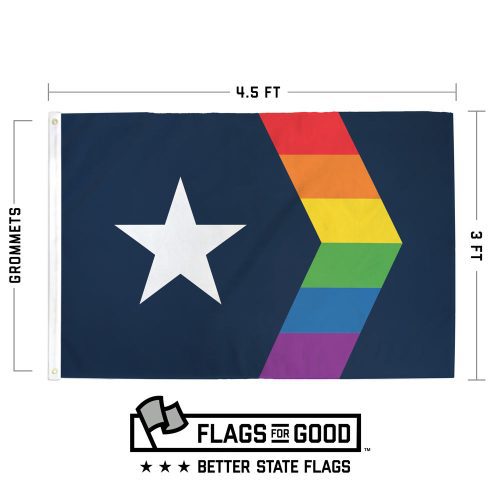 Rainbow Wisconsin Flag Specs