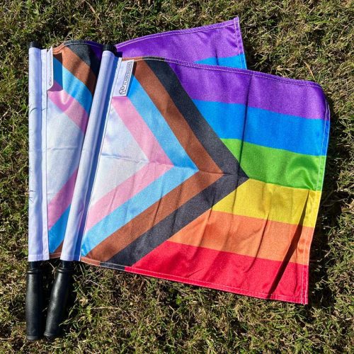 Rugby Soccer Referee Progress Flag Open