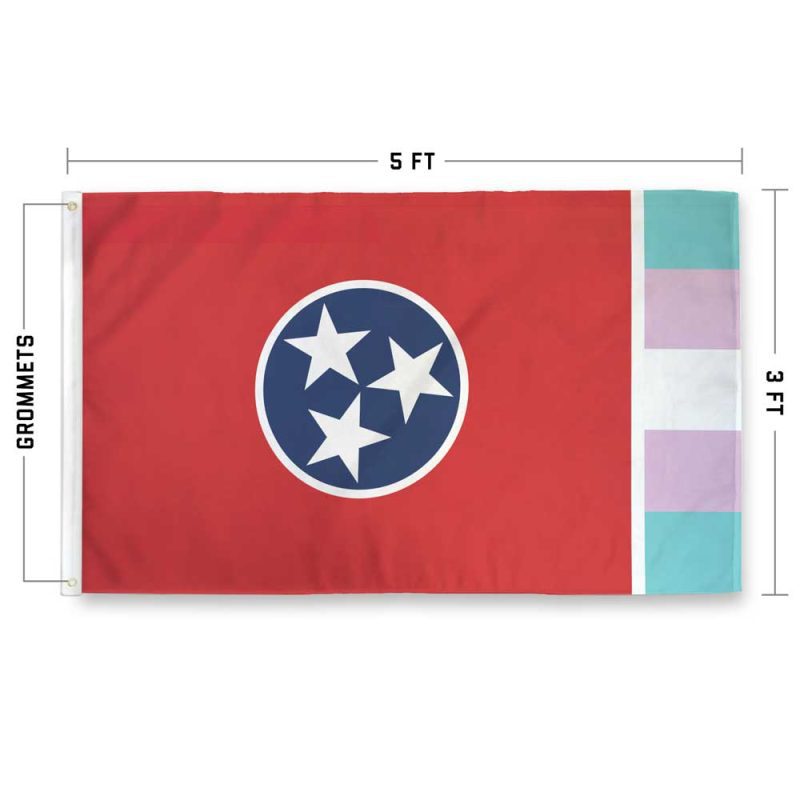 Tennesee Trans Pride Flag Specs