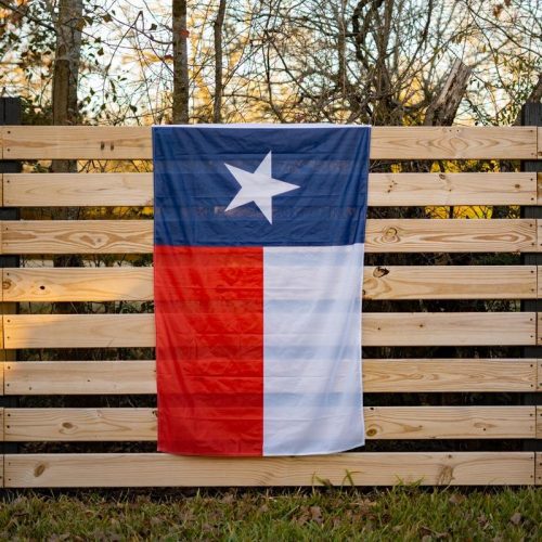 Texas Flag Fence