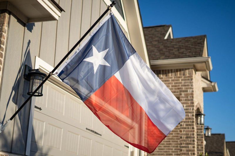 Texas Flag Flagpole