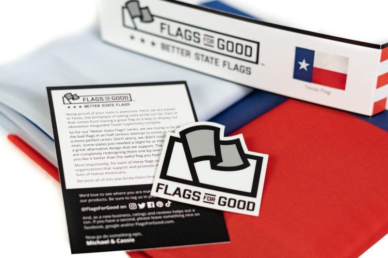 Texas Flag Unfolded