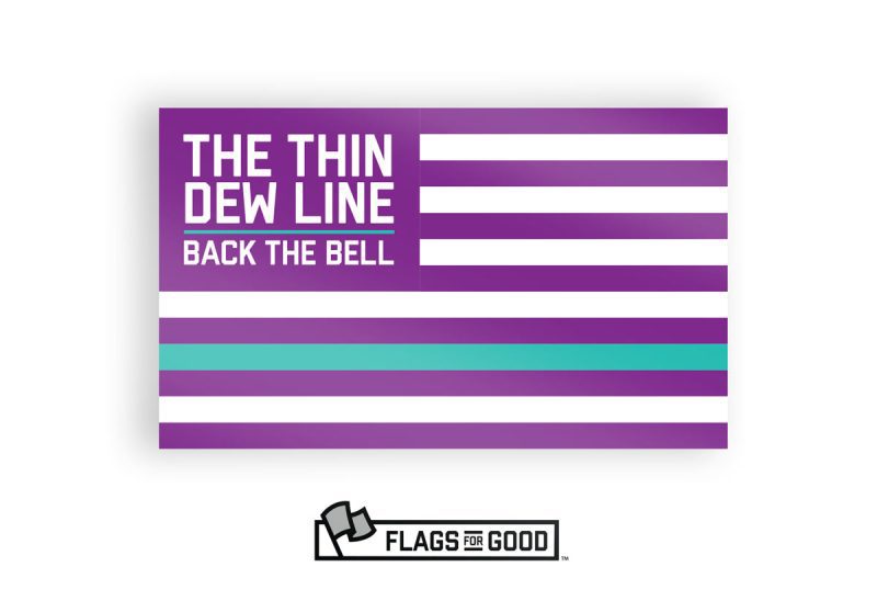 Thin Dew Line Sticker