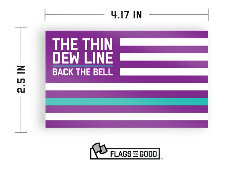 Thin Dew Line Sticker Specs