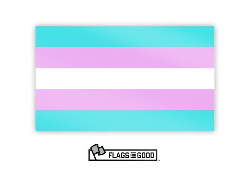 Trans Flag Sticker