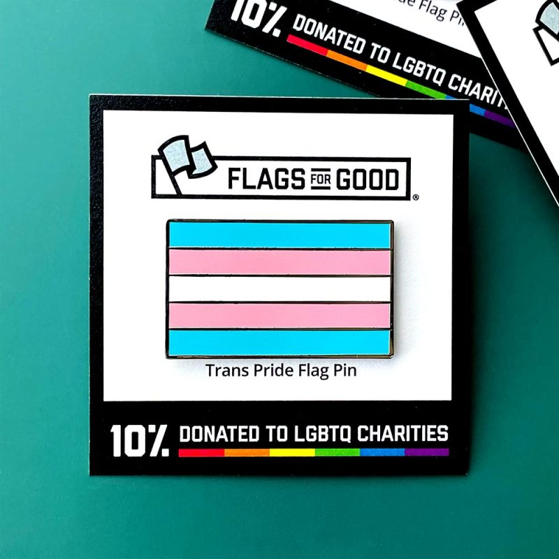 Transgender Pride Flag Hard Enamel Pin