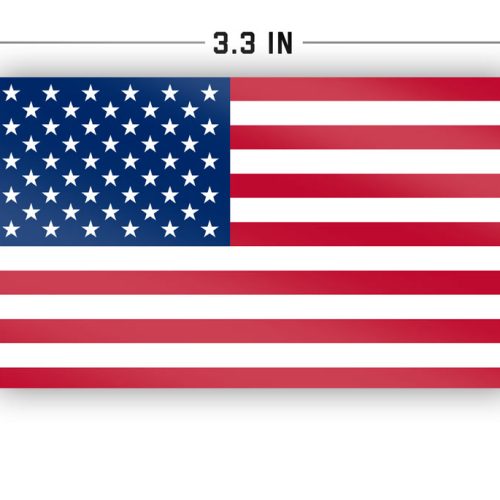 USA Flag Sticker Specs