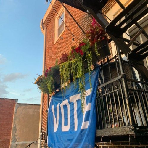 Vote Flag Balcony