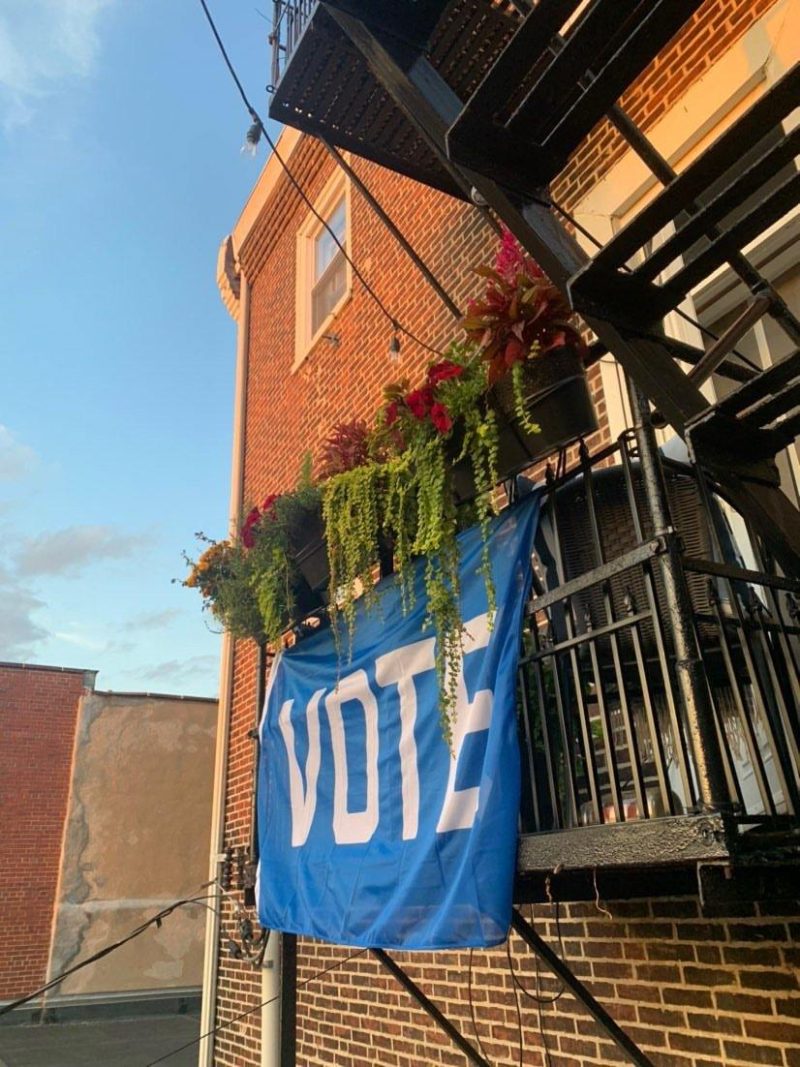 Vote Flag Balcony