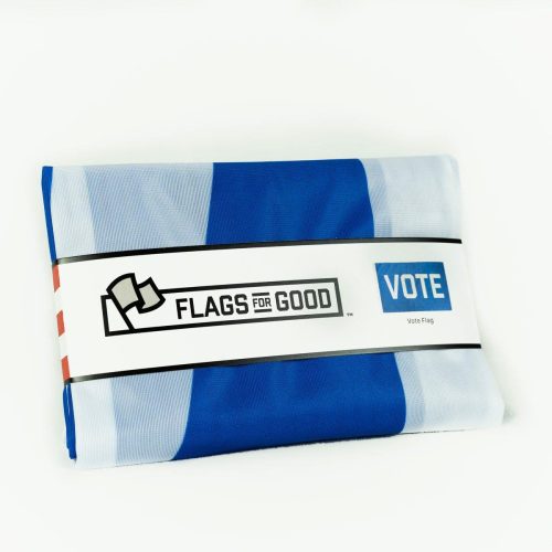 Vote Flag Folded