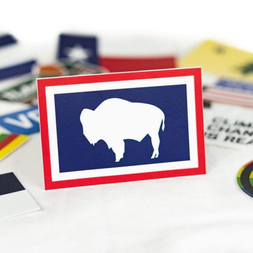 Wyoming Flag Sticker