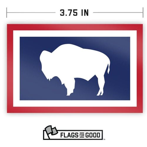 Wyoming Flag Sticker Specs