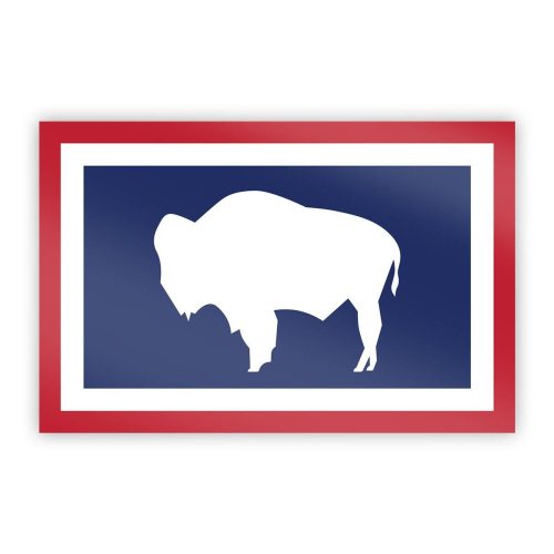 Wyoming Flag Sticker Sq