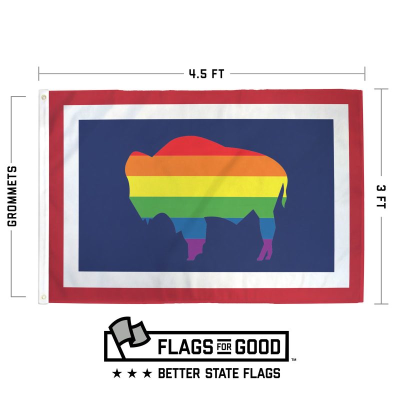 Wyoming Pride Flag Specs