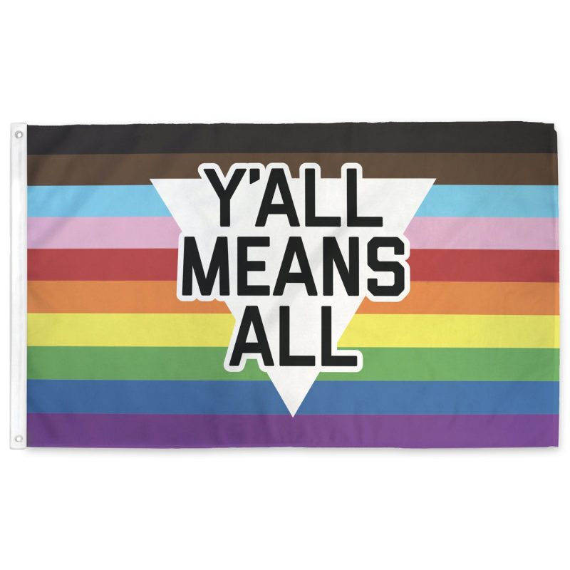 Yall Means All Flag Square