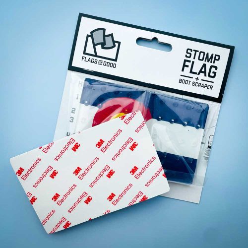 colorado flag snowboard stomp pad 3M backing