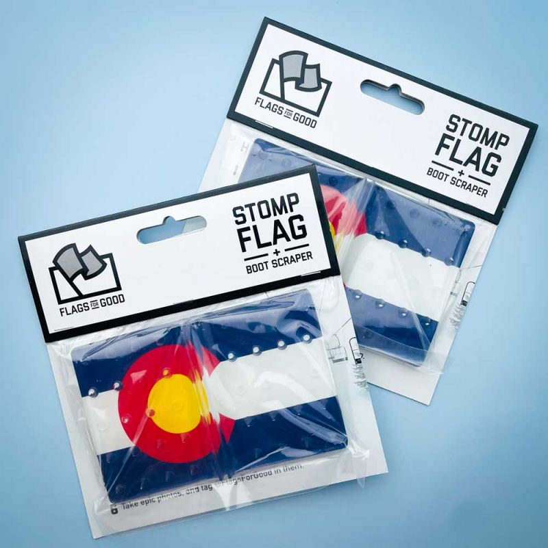 colorado flag snowboard stomp pad packaging