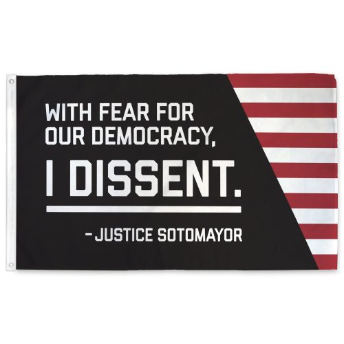 i dissent stripes flag