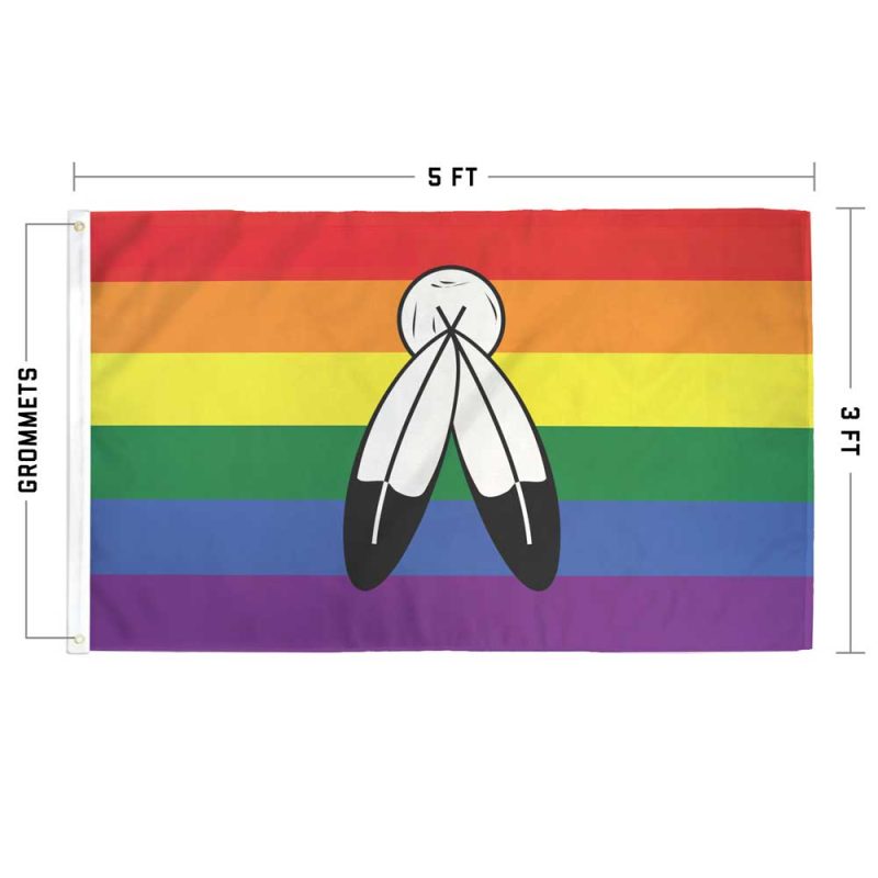 two spirit pride flag specs